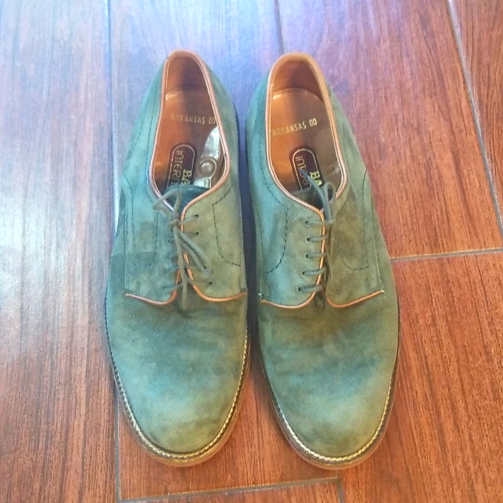 Bally Suede Lace up shoes 7 1/2 E